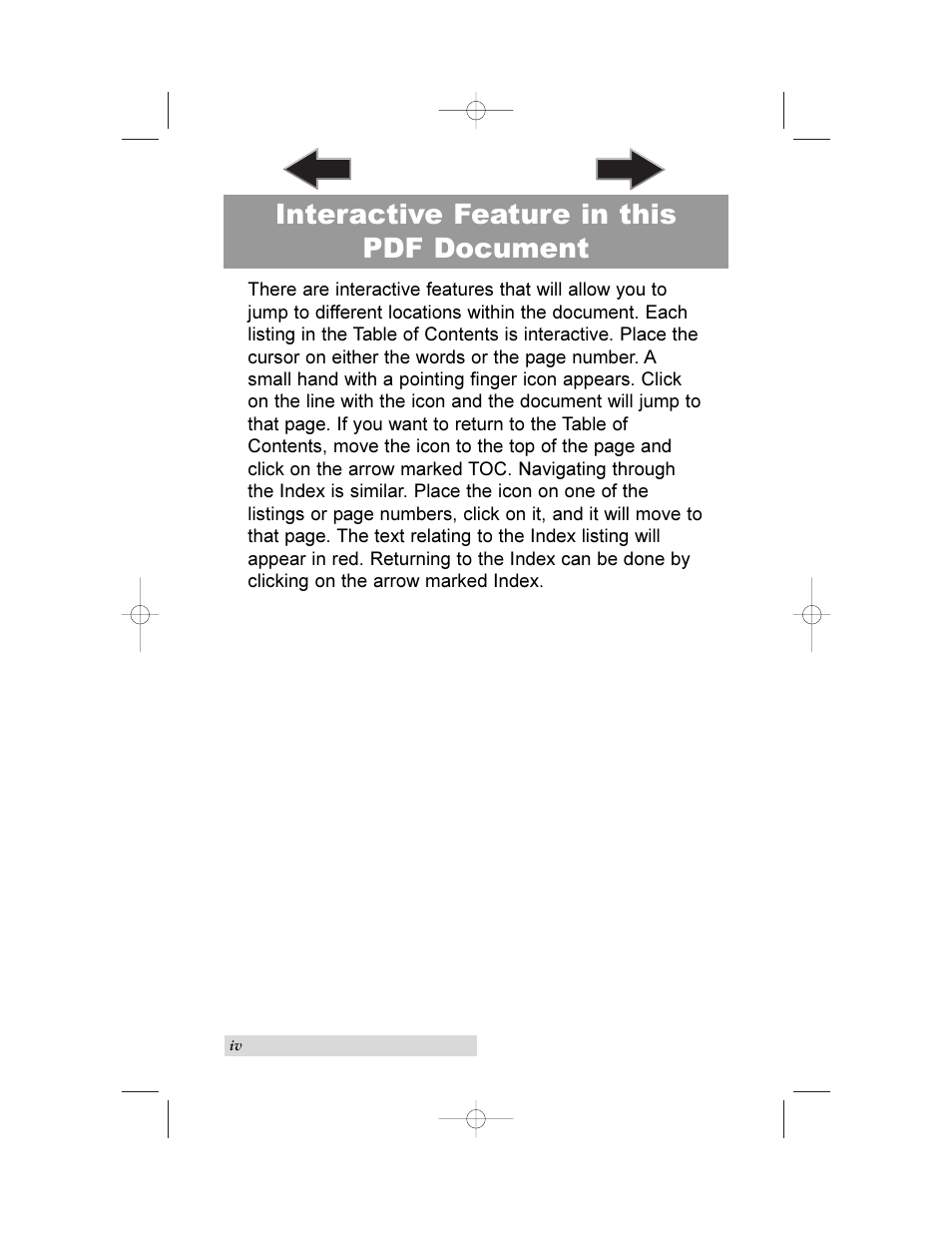 Interactive feature in this pdf document | Primera Technology III User Manual | Page 4 / 44