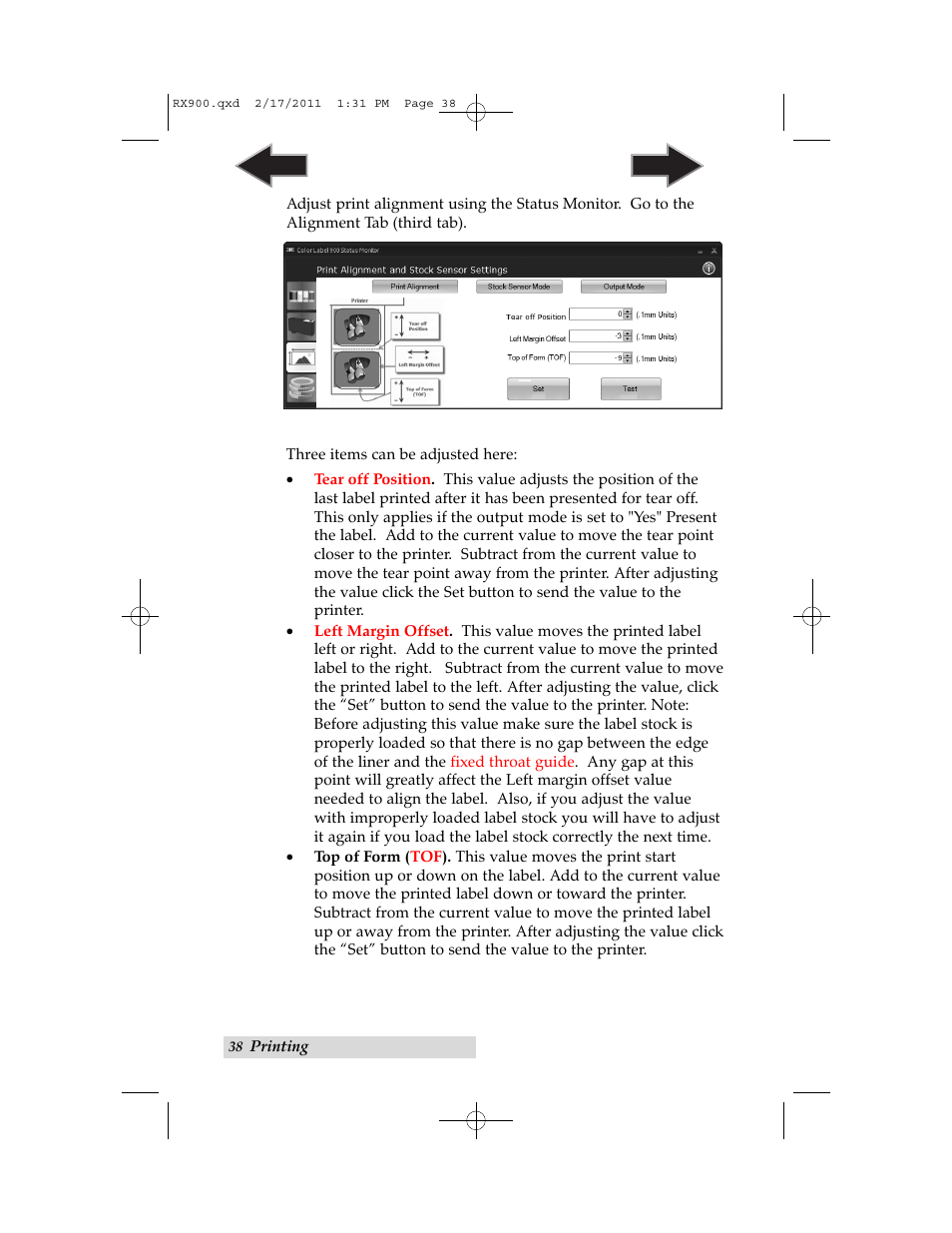 Primera Technology RX900 User Manual | Page 42 / 68