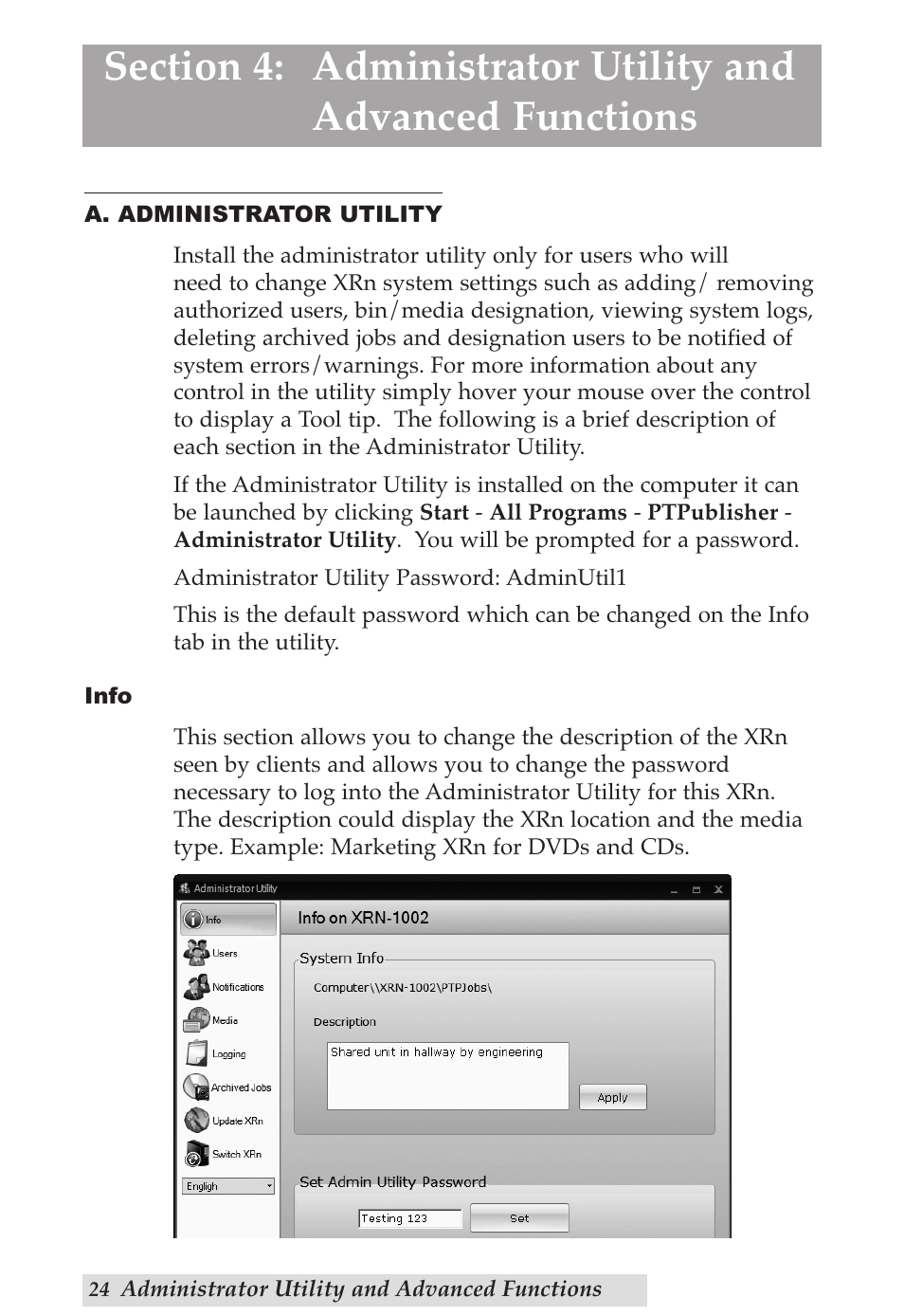 Primera Technology DP-XRn User Manual | Page 28 / 53