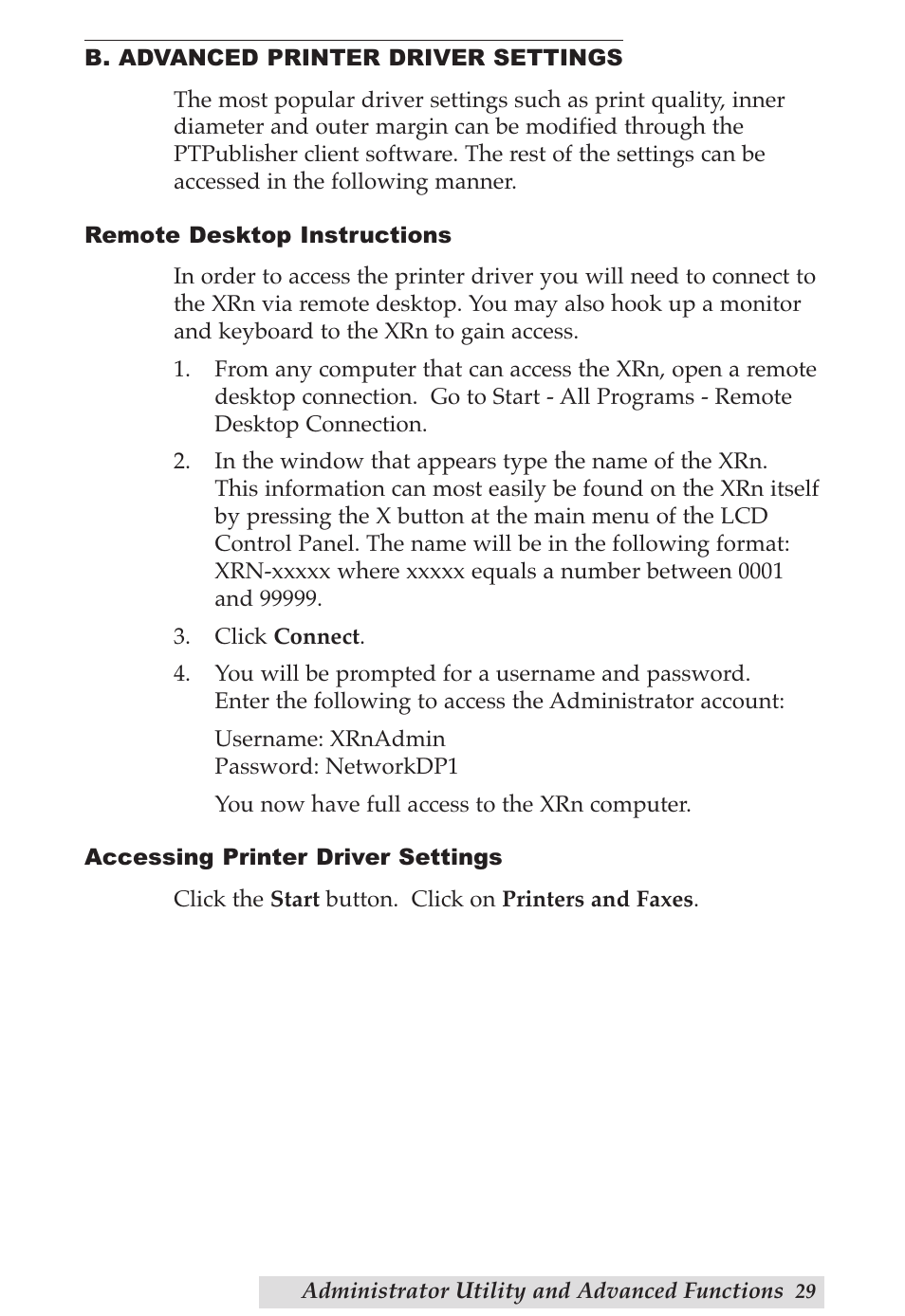 Primera Technology DP-XRn User Manual | Page 33 / 53
