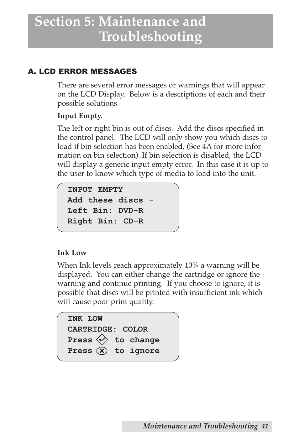 Primera Technology DP-XRn User Manual | Page 45 / 53