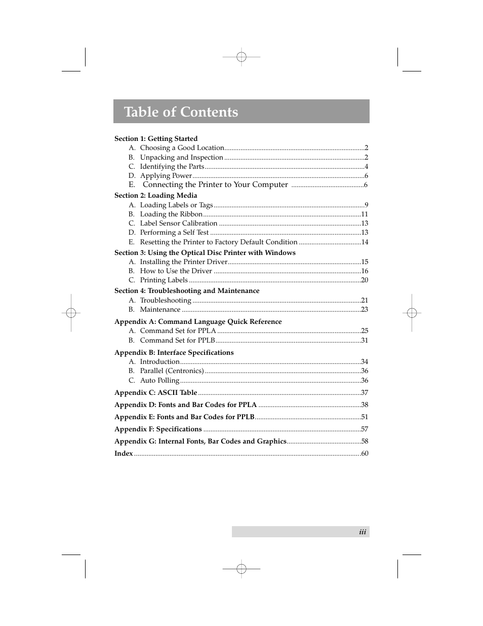 Primera Technology Cyclone C-1000 User Manual | Page 3 / 66