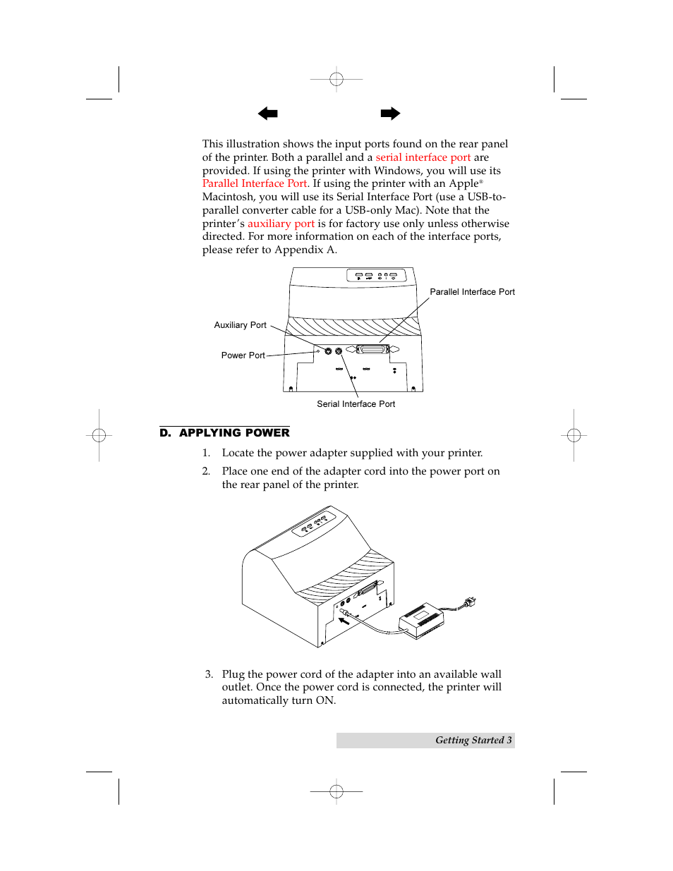 D. applying power | Primera Technology 000424-510171-(05) User Manual | Page 13 / 68