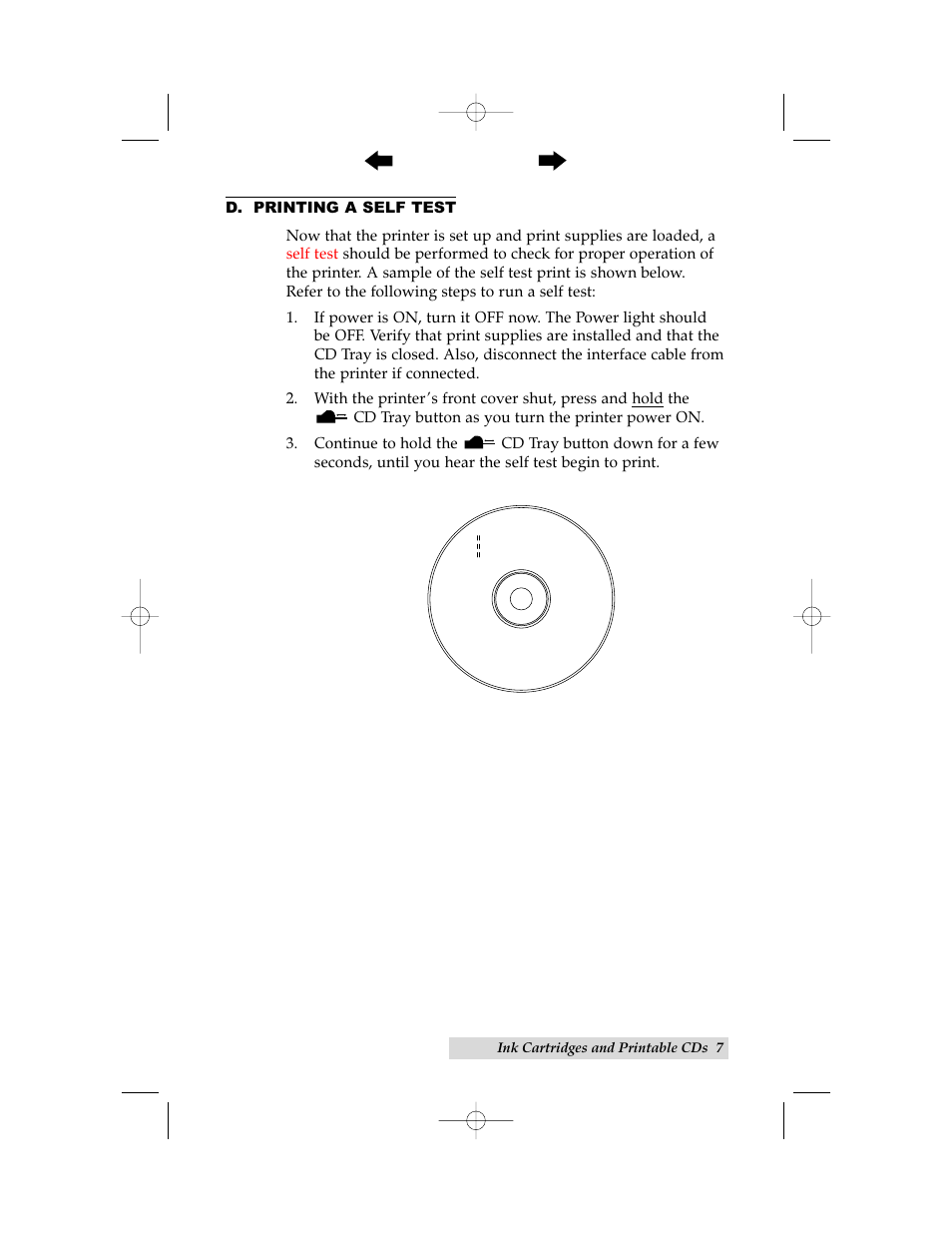 D. printing a self test | Primera Technology 000424-510171-(05) User Manual | Page 17 / 68
