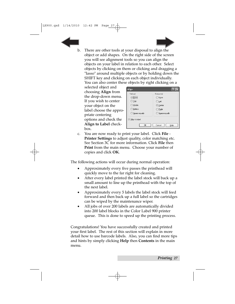 Primera Technology LX900 User Manual | Page 31 / 62