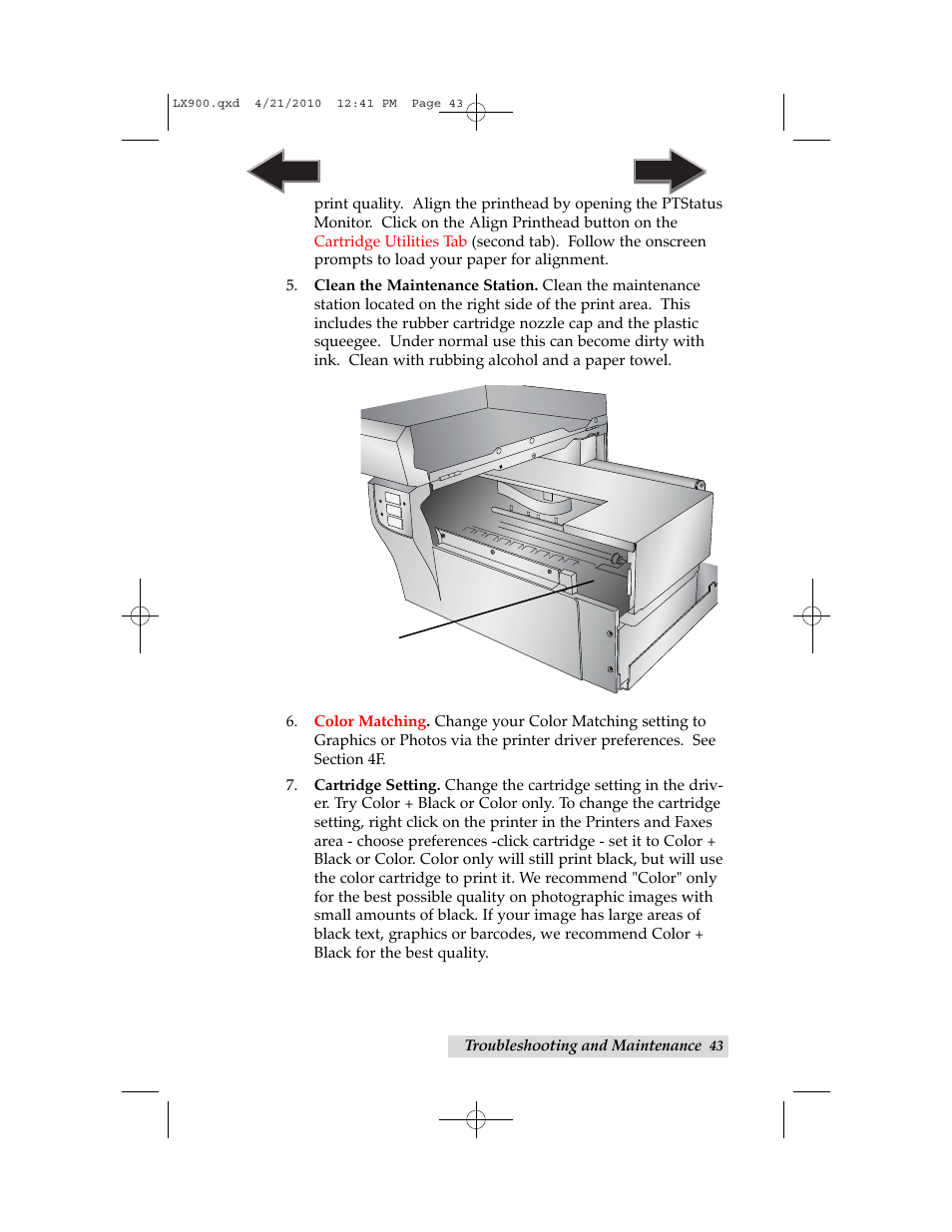 Primera Technology LX900 User Manual | Page 47 / 62