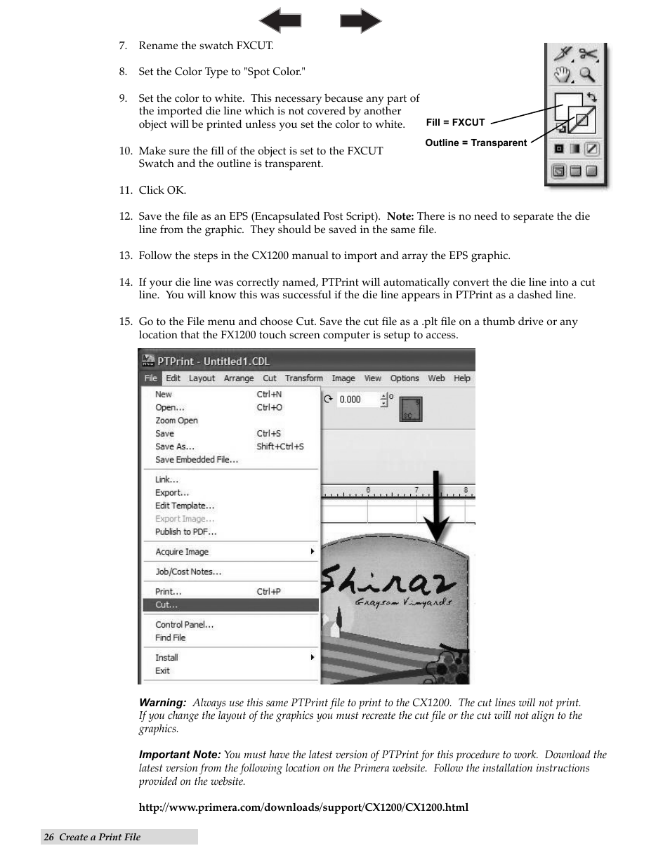 Primera Technology CX1200 User Manual | Page 30 / 64