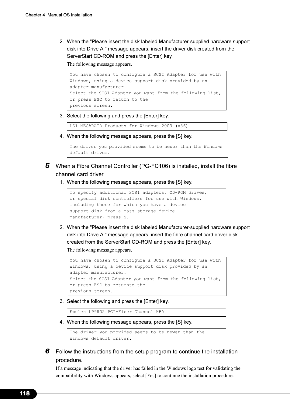 Primera Technology Fujitsu Tape Drive RX300 S2 User Manual | Page 118 / 311