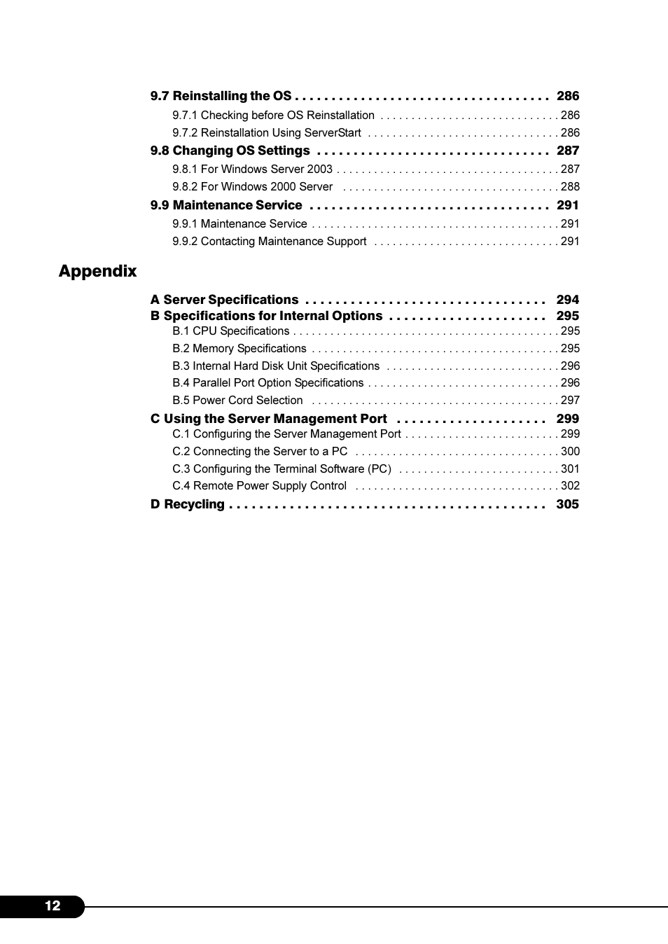 Appendix | Primera Technology Fujitsu Tape Drive RX300 S2 User Manual | Page 12 / 311