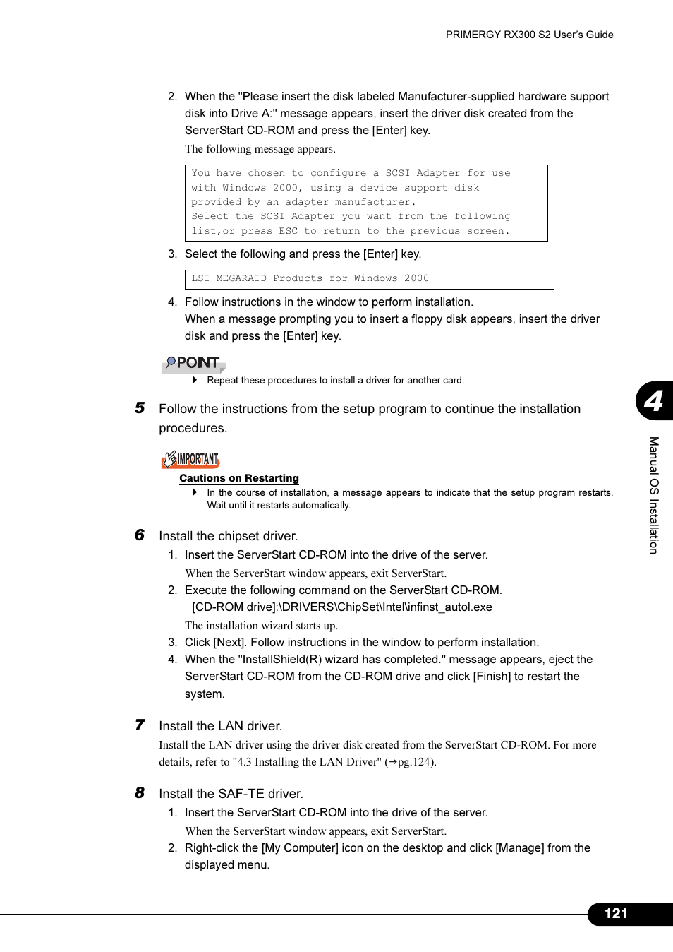 Primera Technology Fujitsu Tape Drive RX300 S2 User Manual | Page 121 / 311