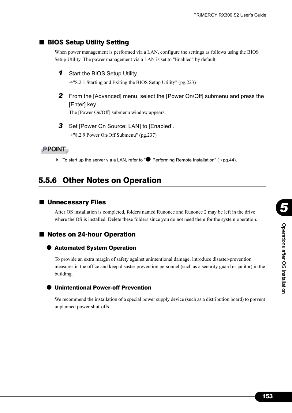 6 other notes on operation | Primera Technology Fujitsu Tape Drive RX300 S2 User Manual | Page 153 / 311