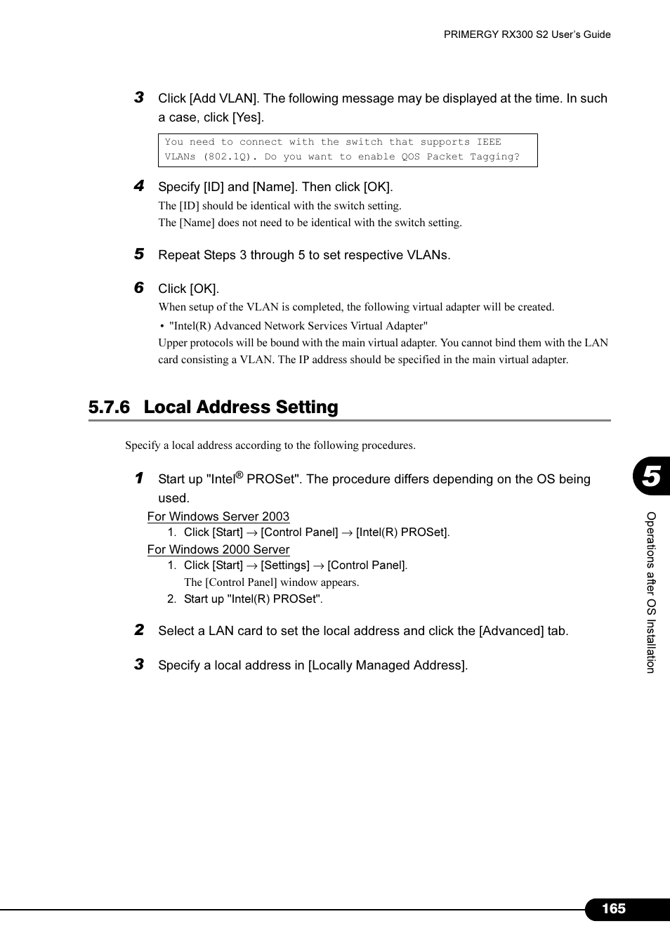 6 local address setting | Primera Technology Fujitsu Tape Drive RX300 S2 User Manual | Page 165 / 311