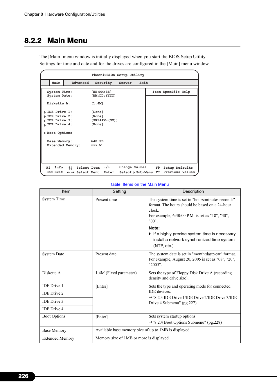 2 main menu | Primera Technology Fujitsu Tape Drive RX300 S2 User Manual | Page 226 / 311