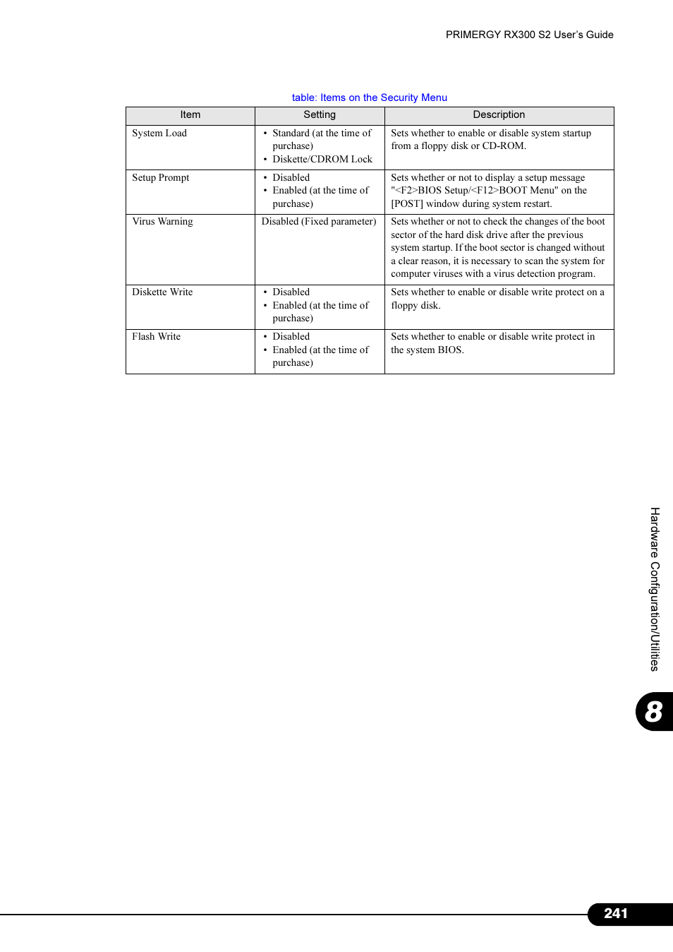 Primera Technology Fujitsu Tape Drive RX300 S2 User Manual | Page 241 / 311