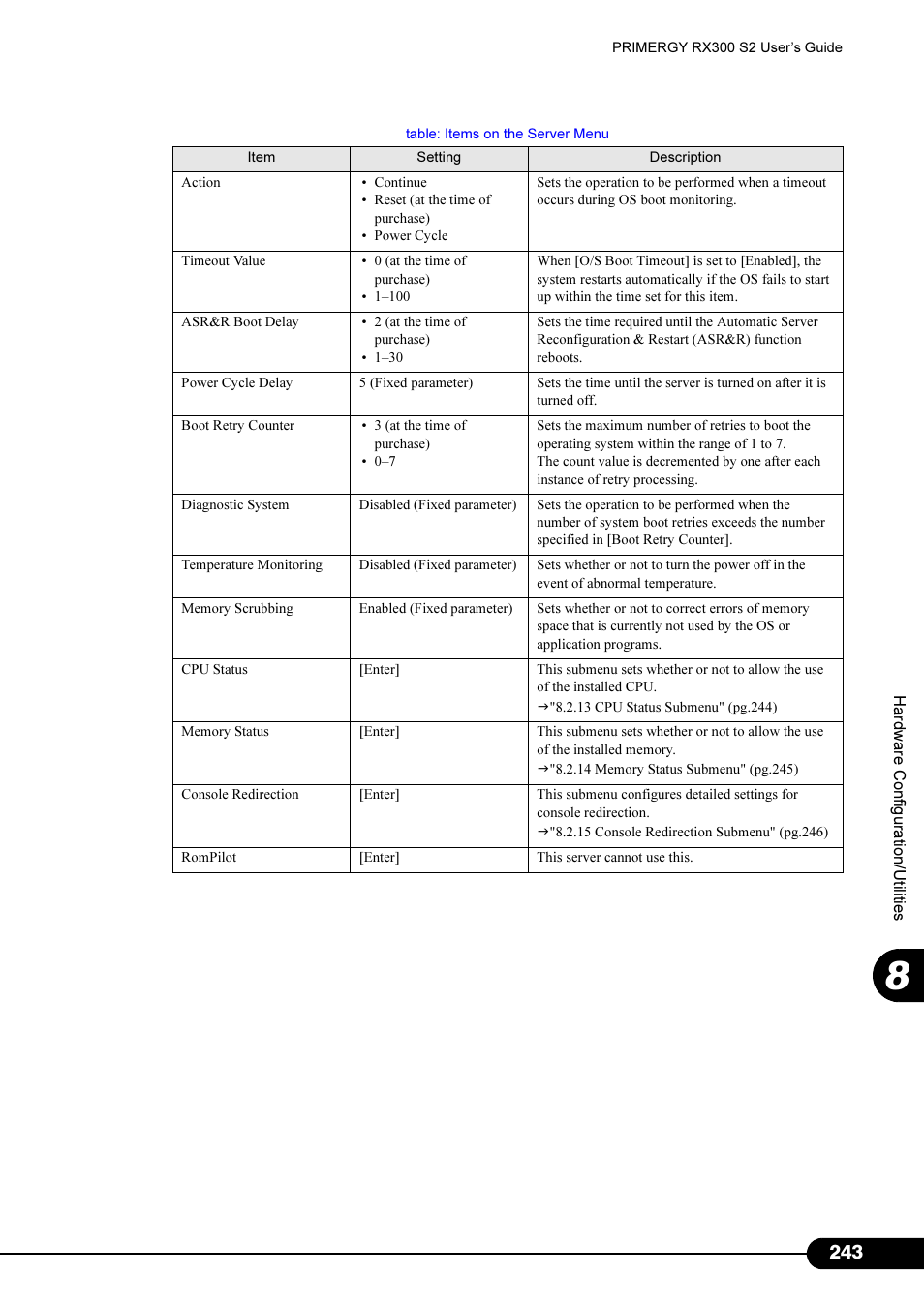 Primera Technology Fujitsu Tape Drive RX300 S2 User Manual | Page 243 / 311