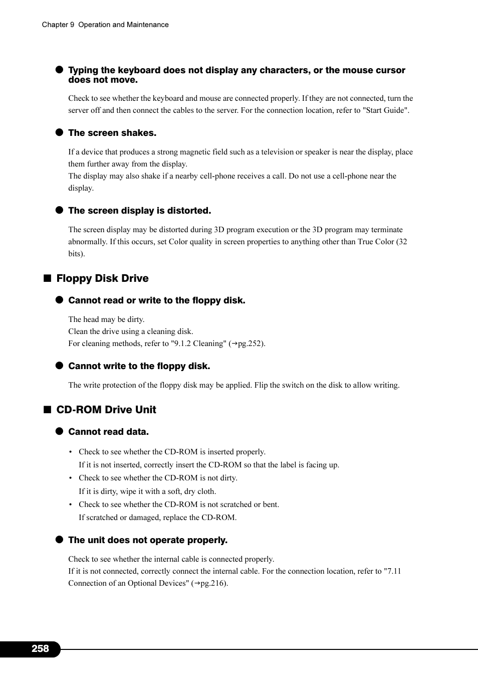 Floppy disk drive, Cd-rom drive unit | Primera Technology Fujitsu Tape Drive RX300 S2 User Manual | Page 258 / 311