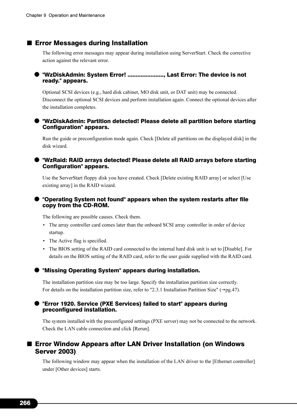 Primera Technology Fujitsu Tape Drive RX300 S2 User Manual | Page 266 / 311