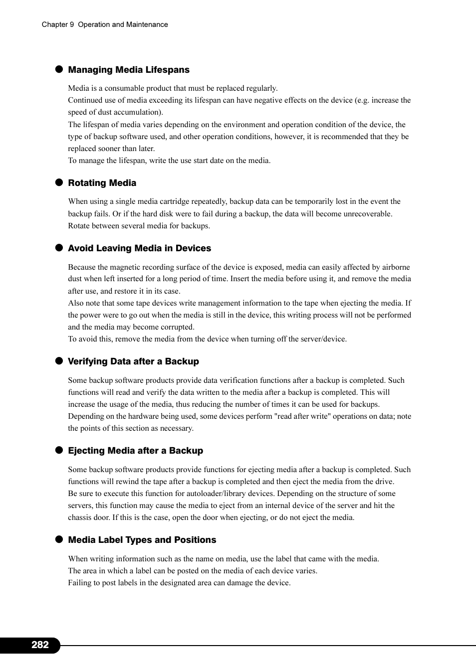 Primera Technology Fujitsu Tape Drive RX300 S2 User Manual | Page 282 / 311