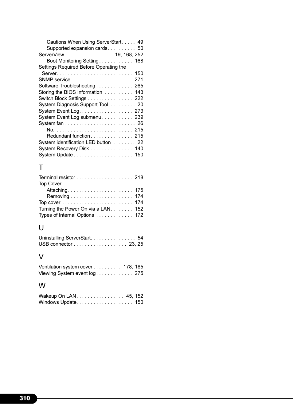 Primera Technology Fujitsu Tape Drive RX300 S2 User Manual | Page 310 / 311