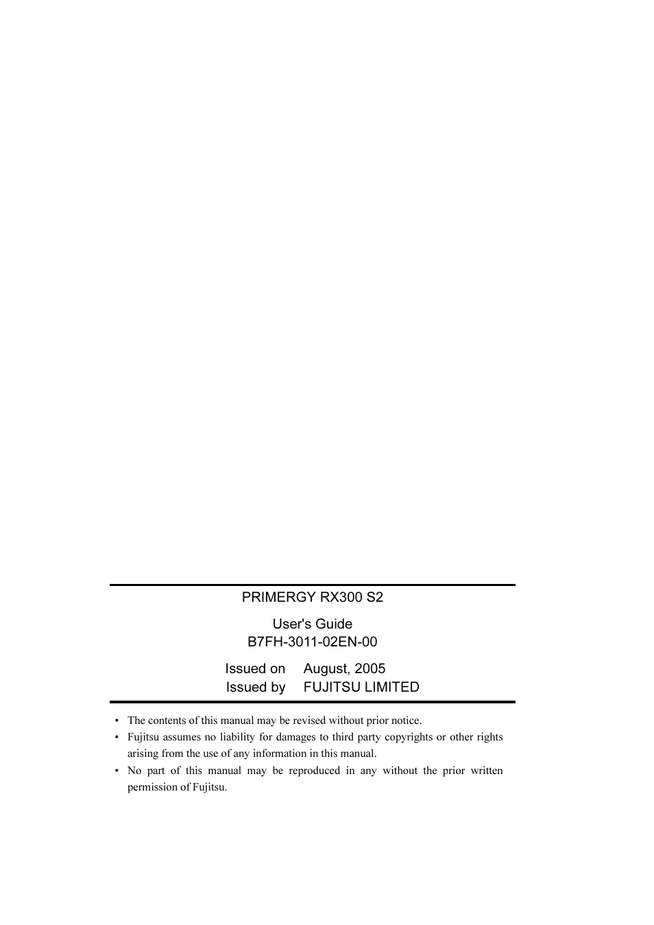 Primera Technology Fujitsu Tape Drive RX300 S2 User Manual | Page 311 / 311