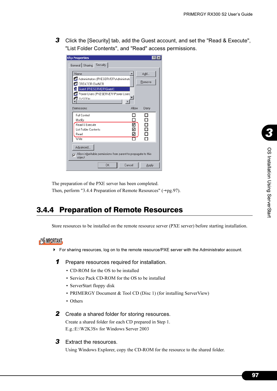 4 preparation of remote resources | Primera Technology Fujitsu Tape Drive RX300 S2 User Manual | Page 97 / 311