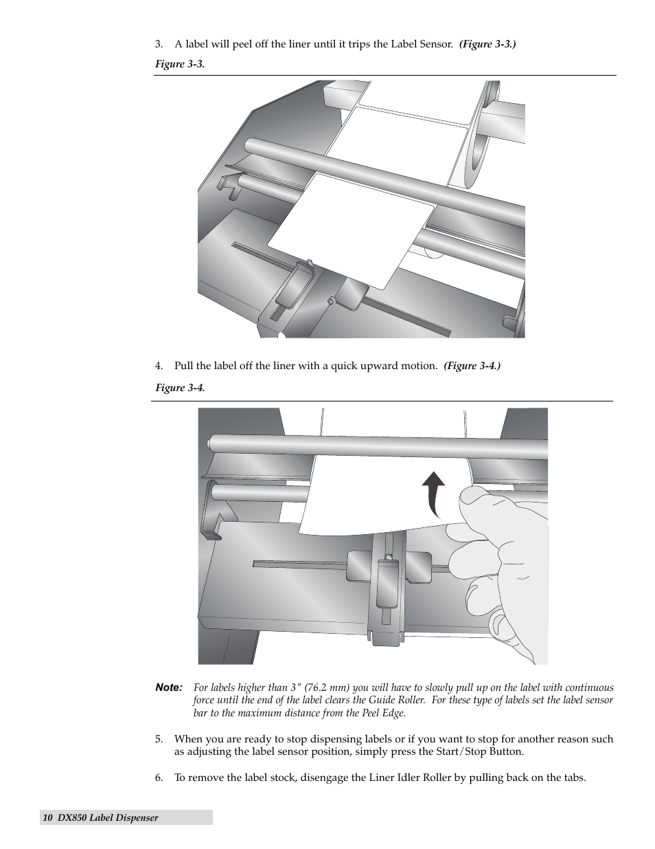 Primera Technology LABEL DISPENSER DX850 User Manual | Page 10 / 16