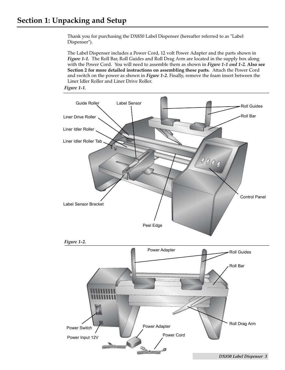 Primera Technology LABEL DISPENSER DX850 User Manual | Page 3 / 16