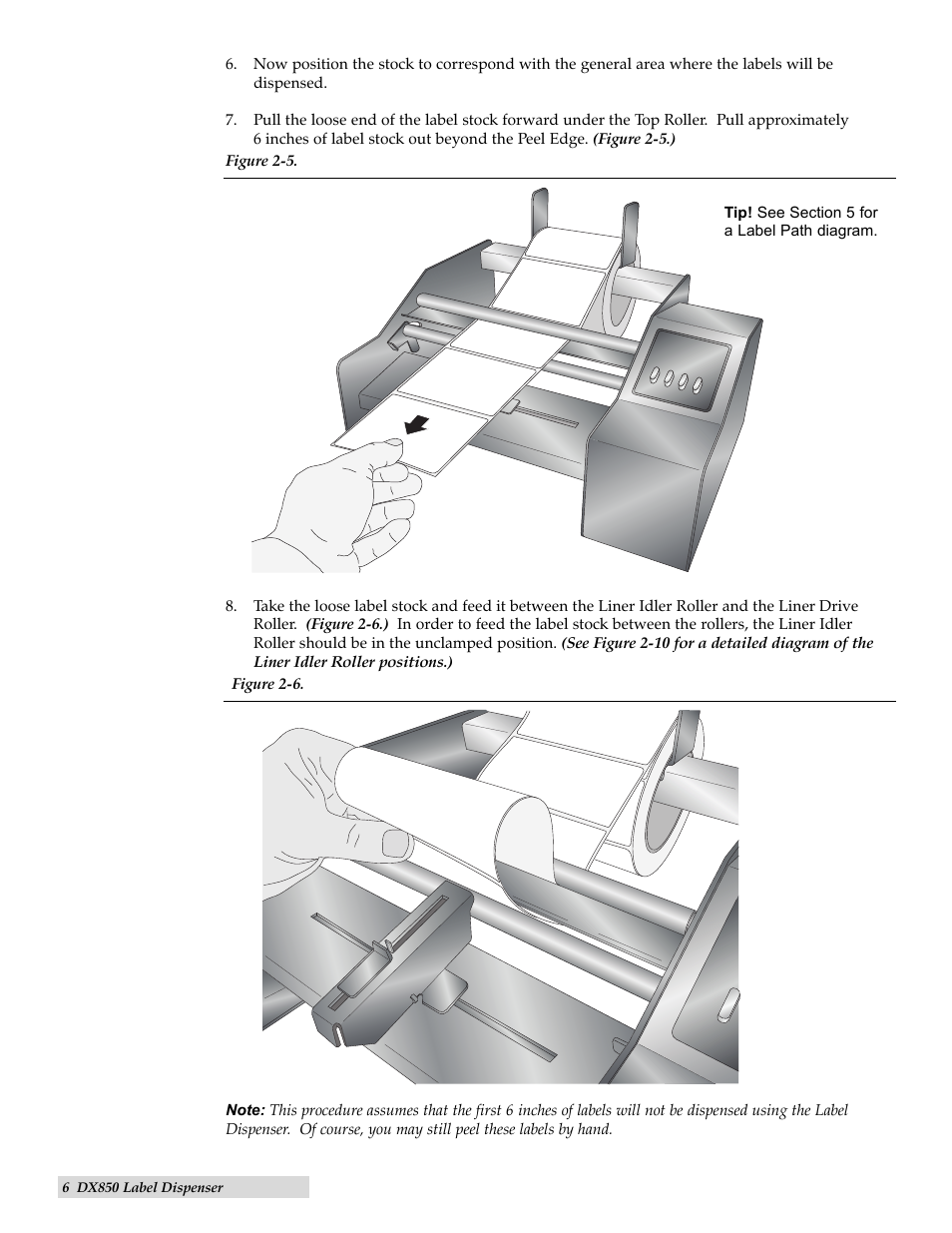 Primera Technology LABEL DISPENSER DX850 User Manual | Page 6 / 16