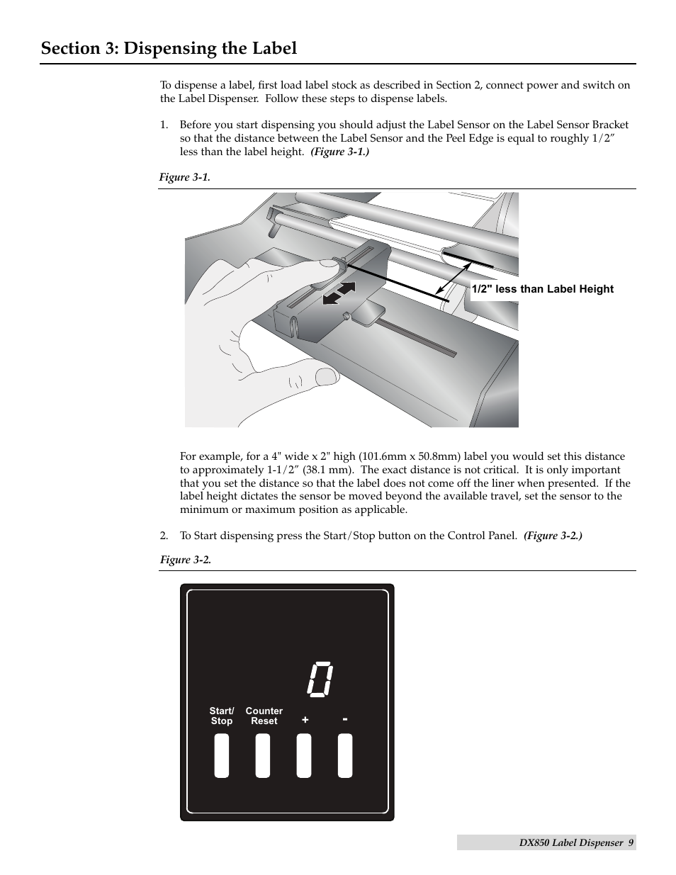 Primera Technology LABEL DISPENSER DX850 User Manual | Page 9 / 16