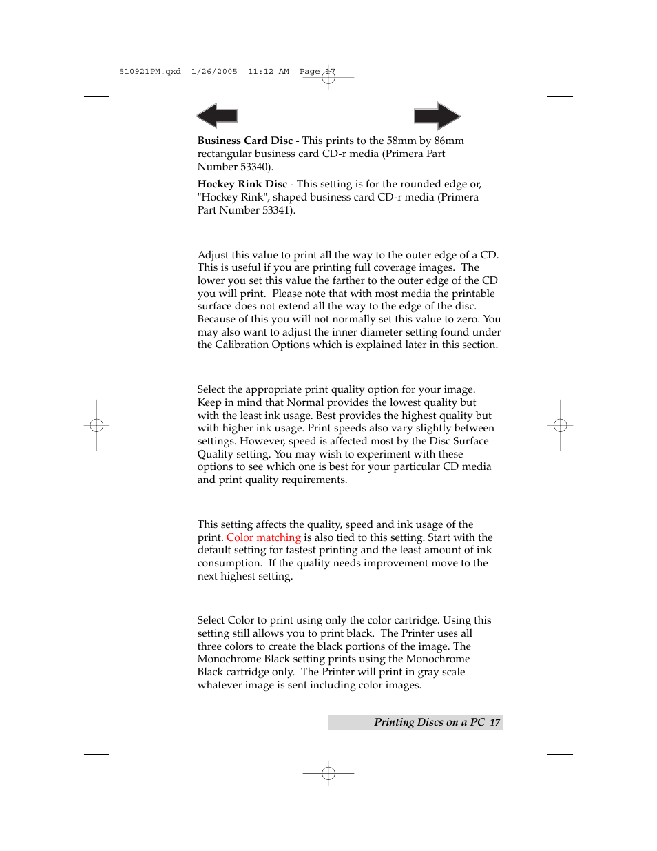 Primera Technology BravoPro Optical Disc Printing System User Manual | Page 21 / 48
