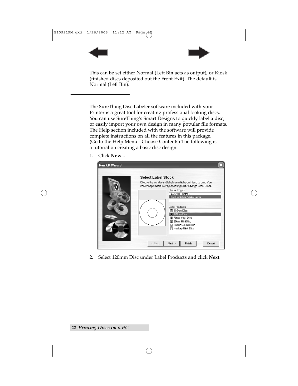 B. using surething | Primera Technology BravoPro Optical Disc Printing System User Manual | Page 26 / 48
