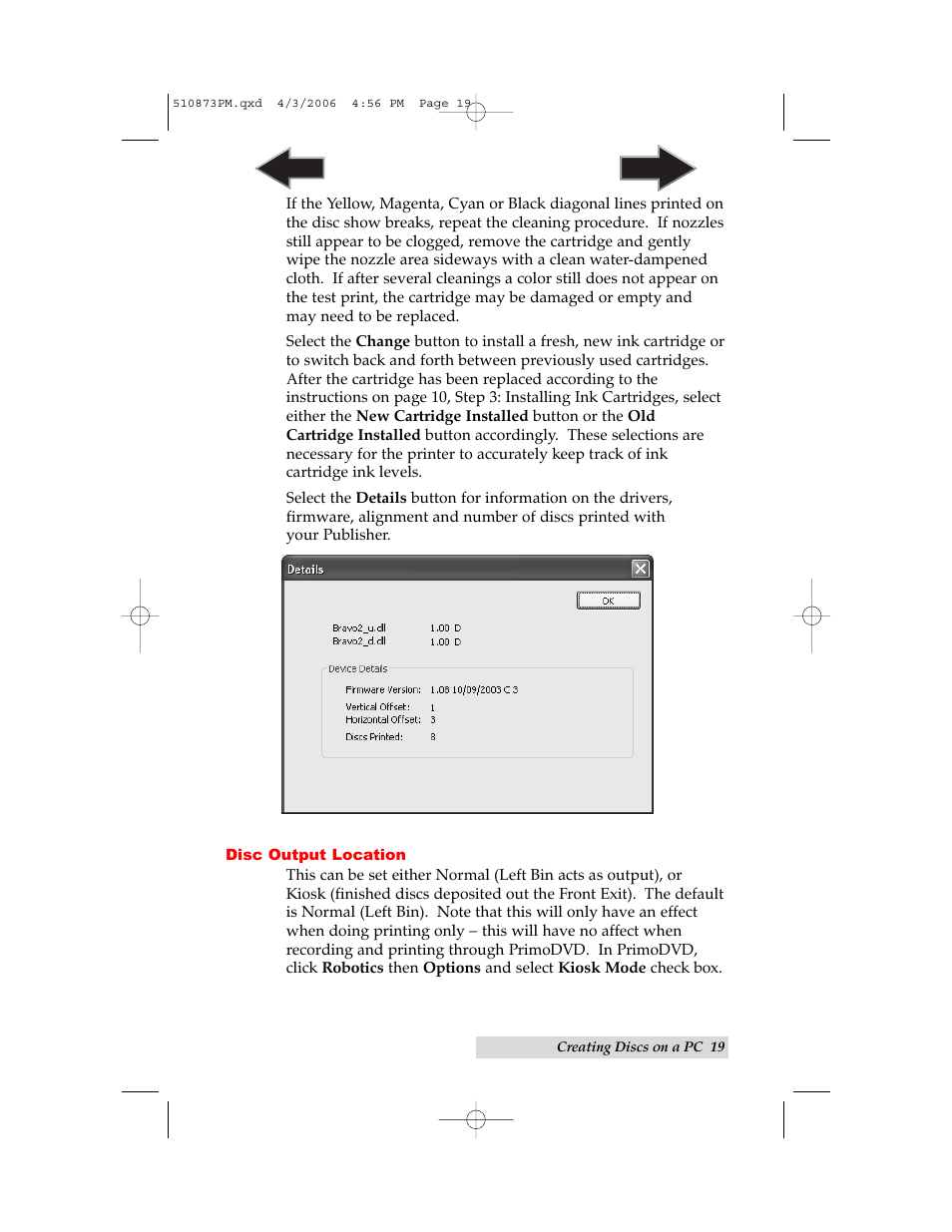 Primera Technology Primera Bravo Automated Opitcal Disc Duplication & Printing System II User Manual | Page 23 / 72