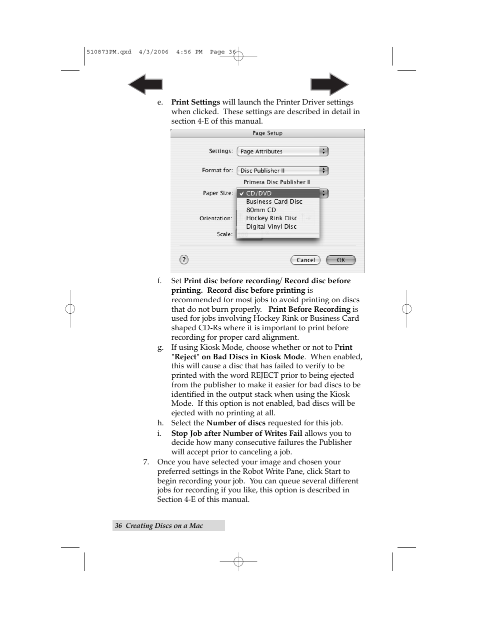 Primera Technology Primera Bravo Automated Opitcal Disc Duplication & Printing System II User Manual | Page 40 / 72