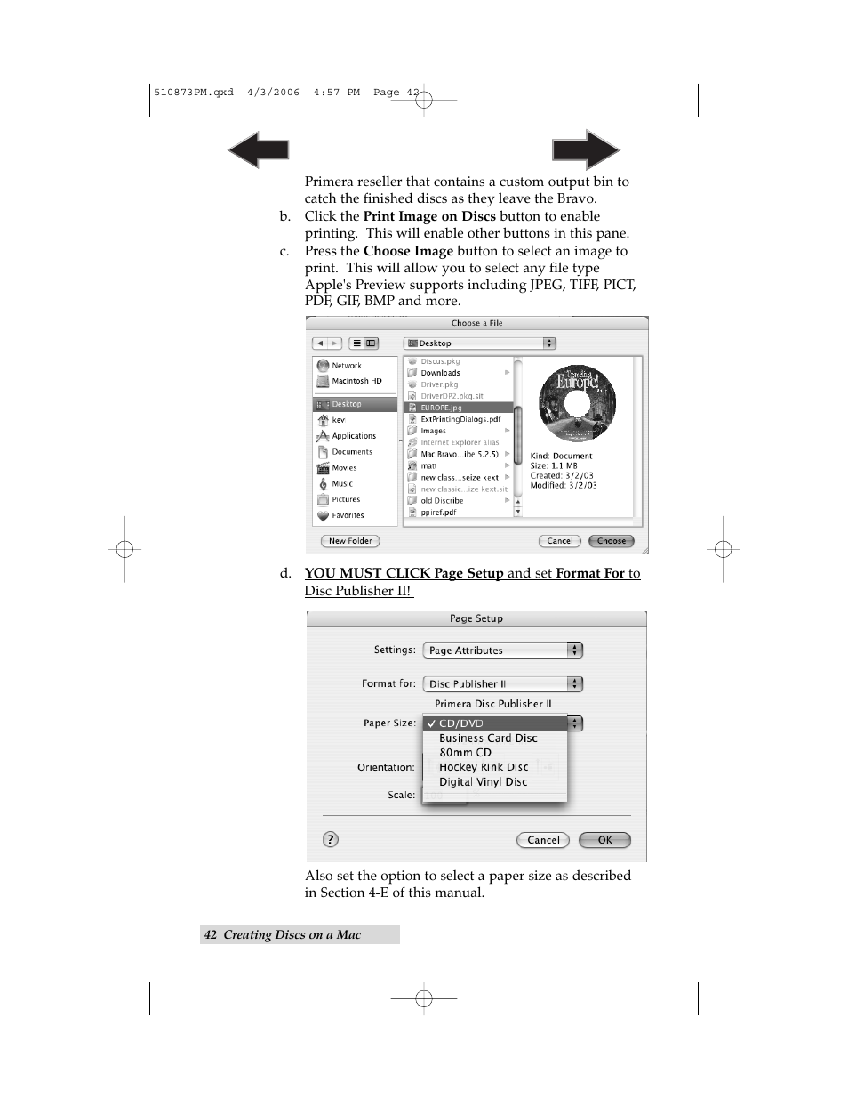 Primera Technology Primera Bravo Automated Opitcal Disc Duplication & Printing System II User Manual | Page 46 / 72