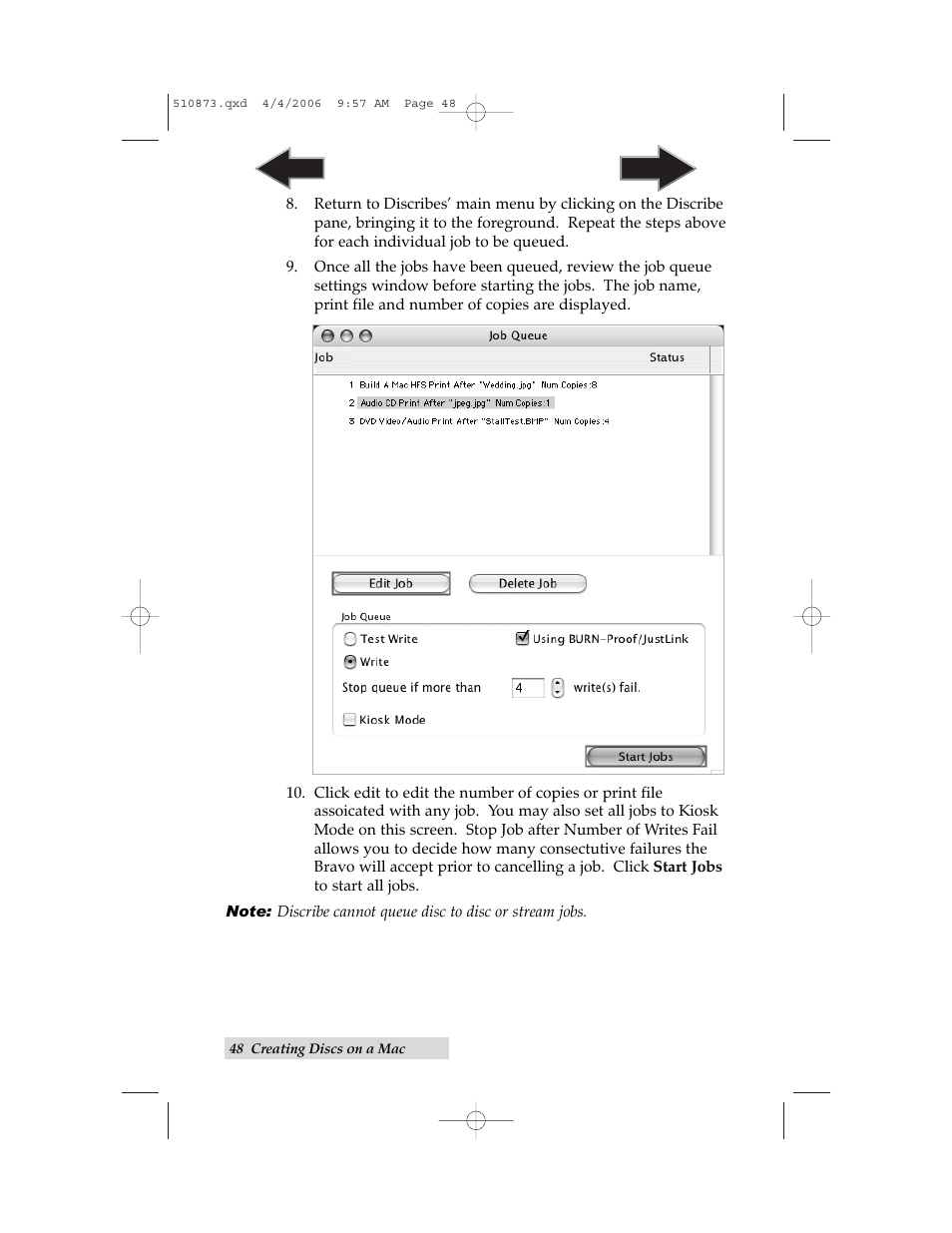 Primera Technology Primera Bravo Automated Opitcal Disc Duplication & Printing System II User Manual | Page 52 / 72