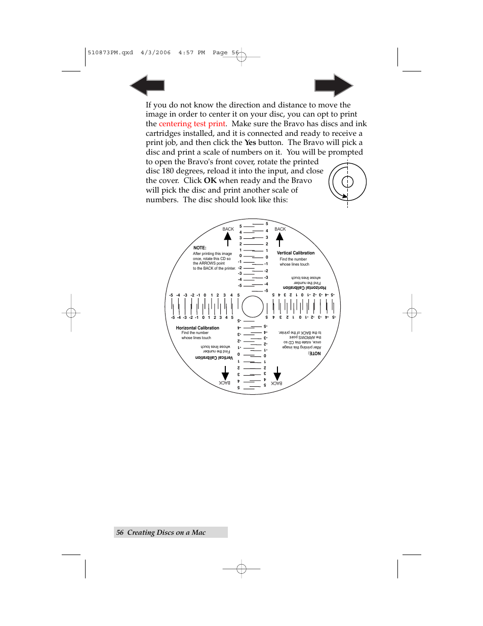 Index, 56 creating discs on a mac | Primera Technology Primera Bravo Automated Opitcal Disc Duplication & Printing System II User Manual | Page 60 / 72