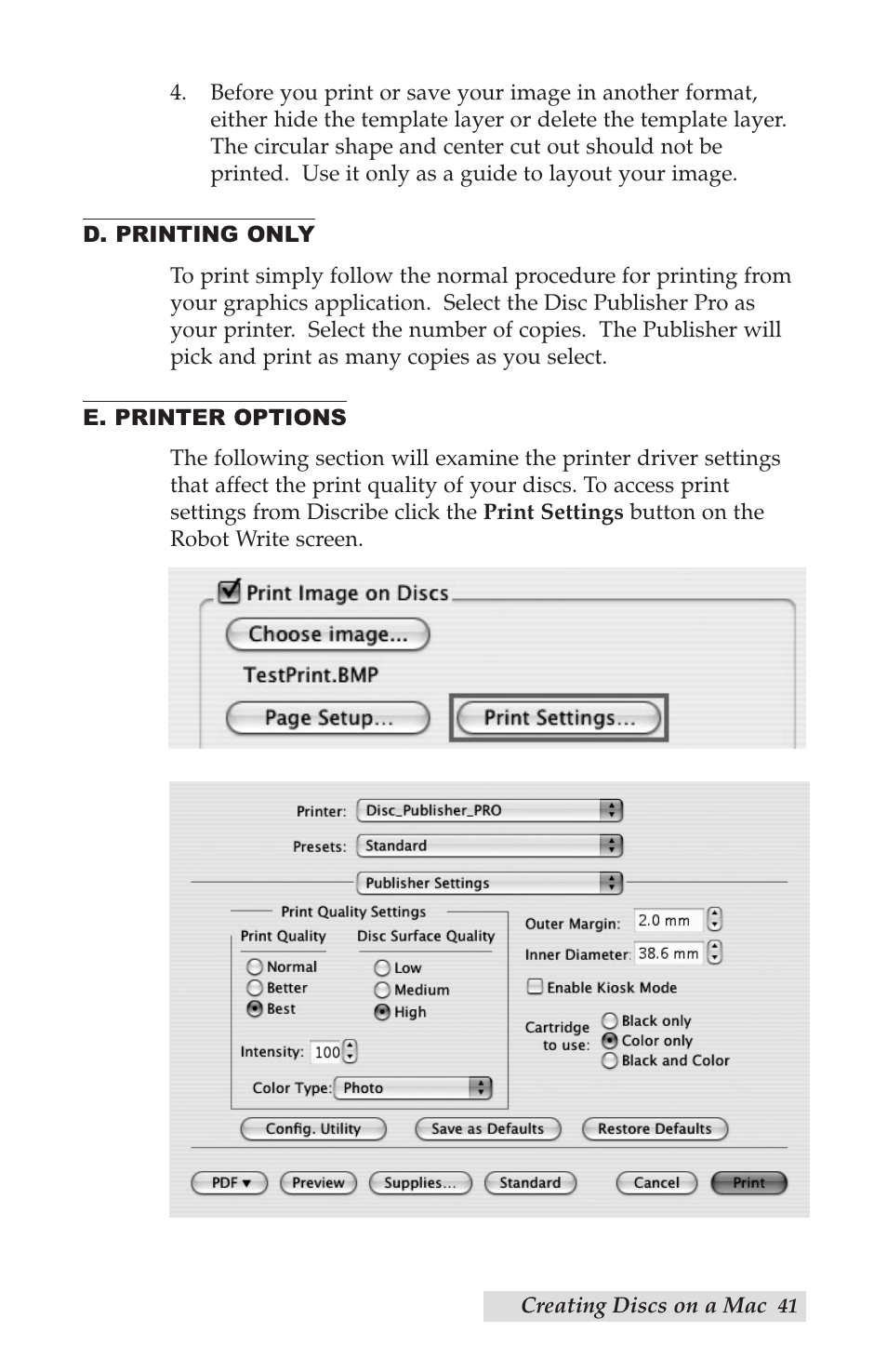 Primera Technology Disc Publisher Pro User Manual | Page 45 / 61