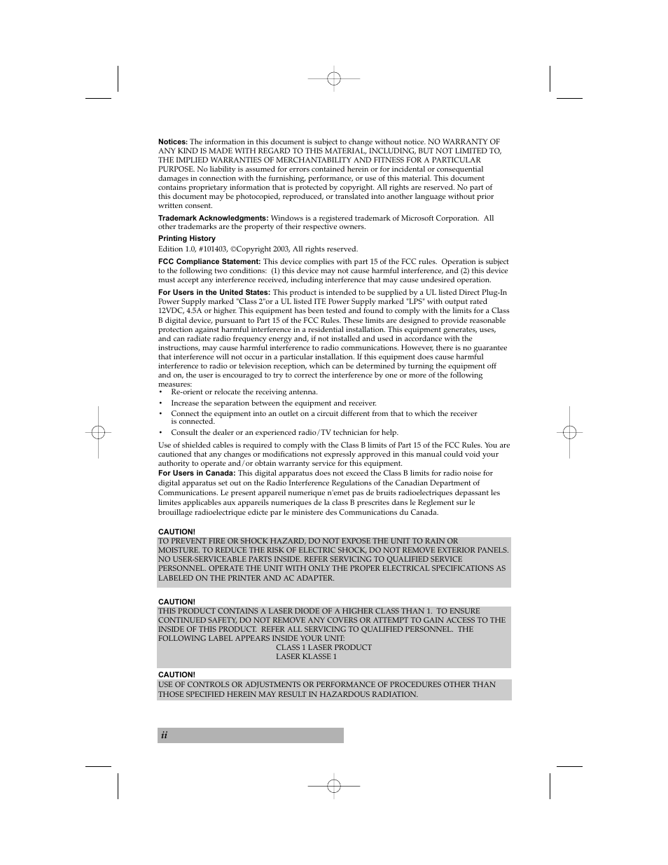 Primera Technology II User Manual | Page 2 / 48