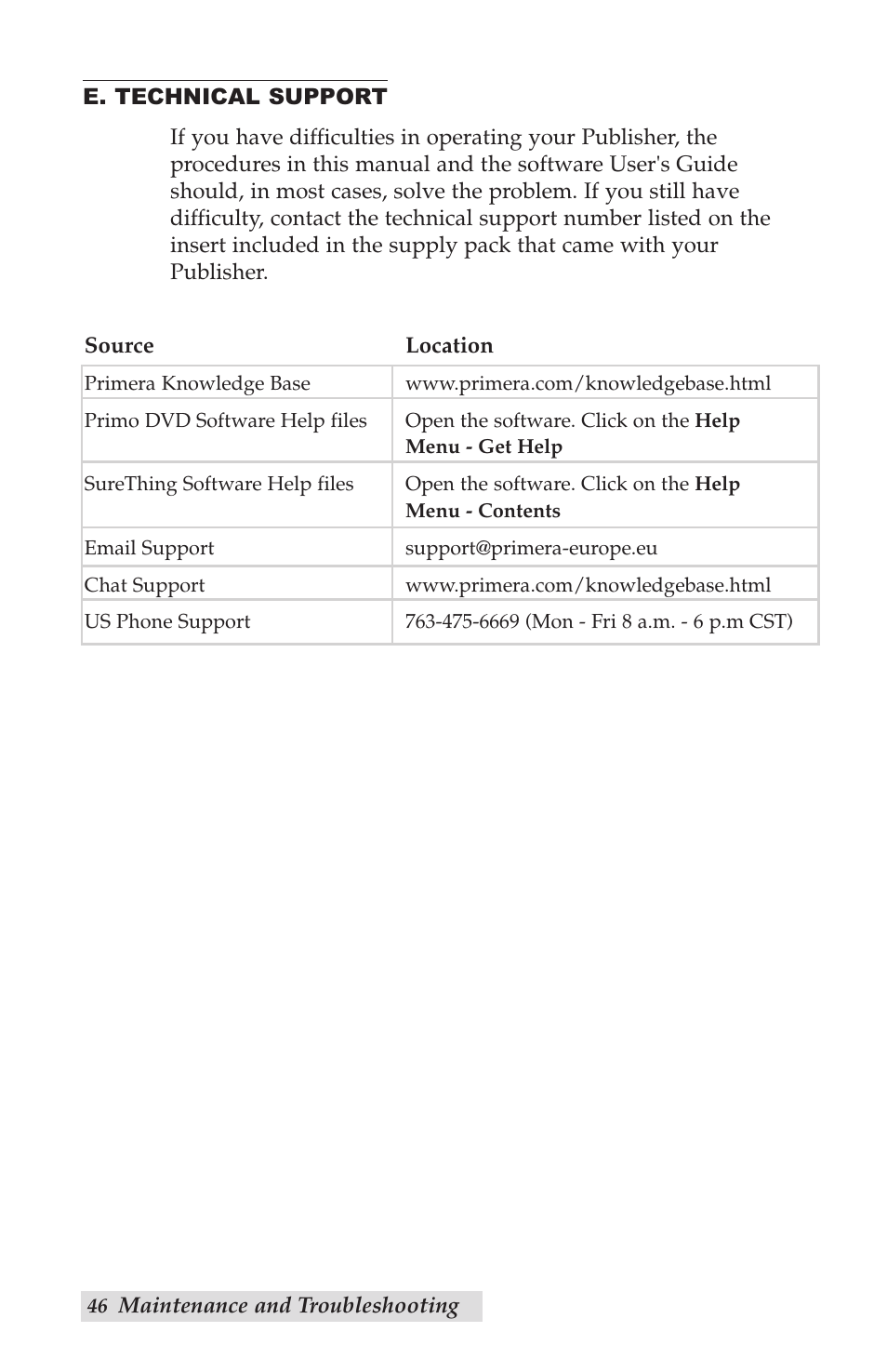 Primera Technology 090709-510963-(01) User Manual | Page 50 / 53