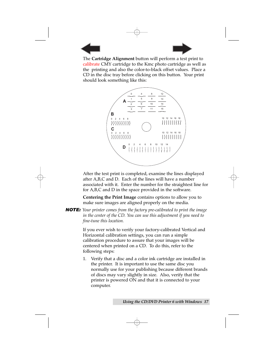 Toc index, Ab c d | Primera Technology 6 User Manual | Page 21 / 36