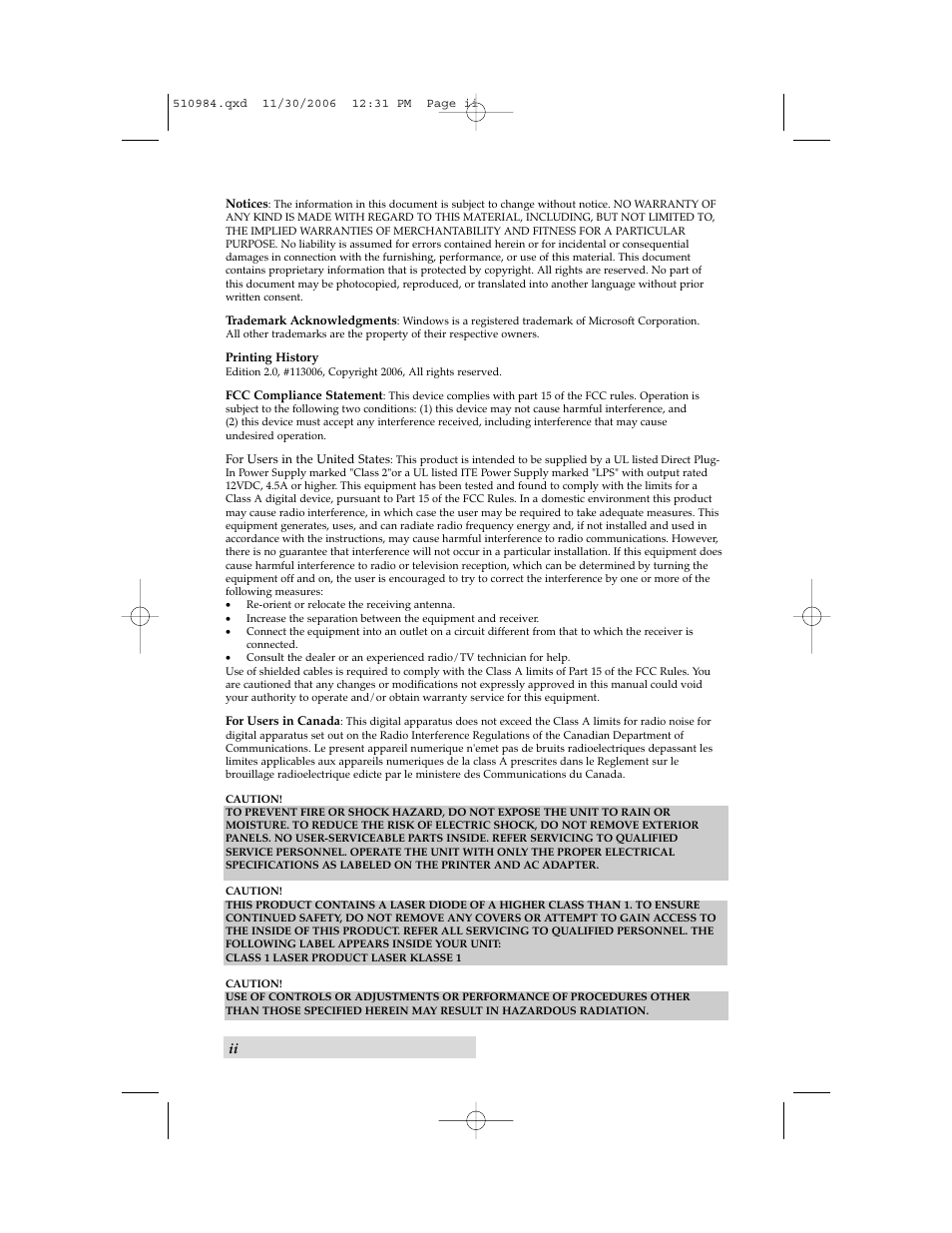 Primera Technology LX400 User Manual | Page 2 / 58