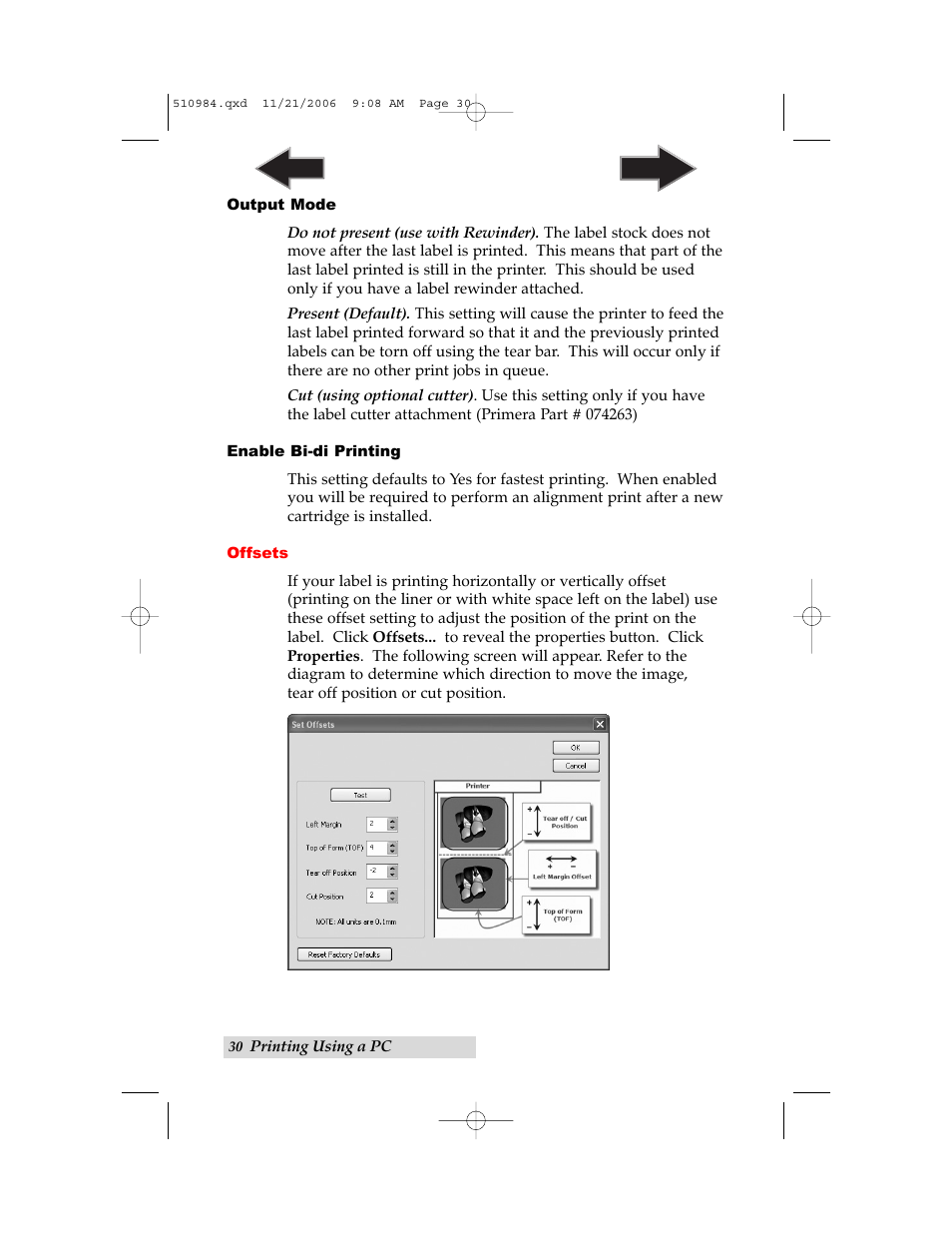 Primera Technology LX400 User Manual | Page 34 / 58
