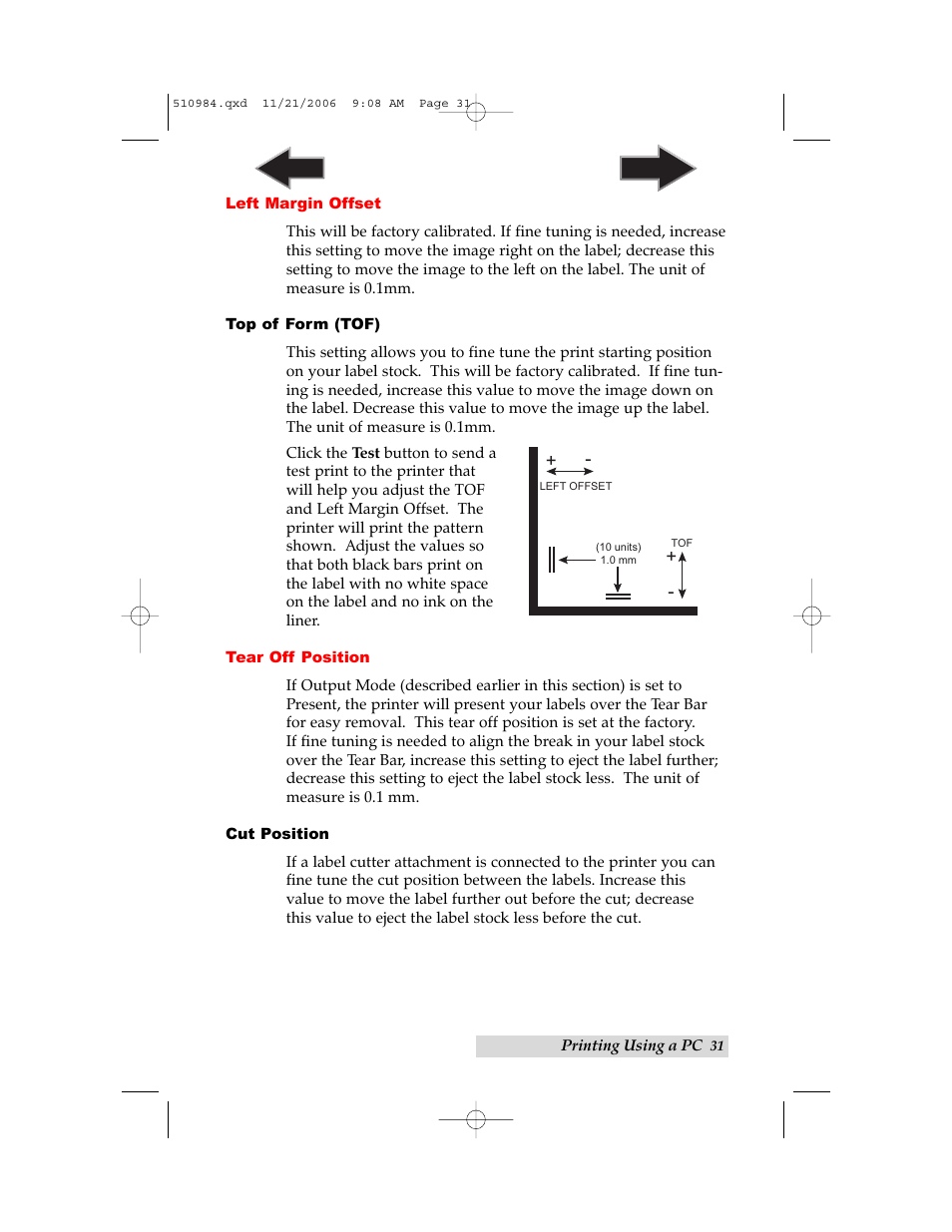 Primera Technology LX400 User Manual | Page 35 / 58