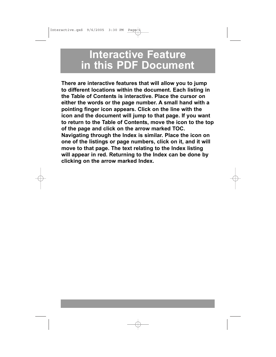 Interactive feature in this pdf document | Primera Technology LX400 User Manual | Page 4 / 58