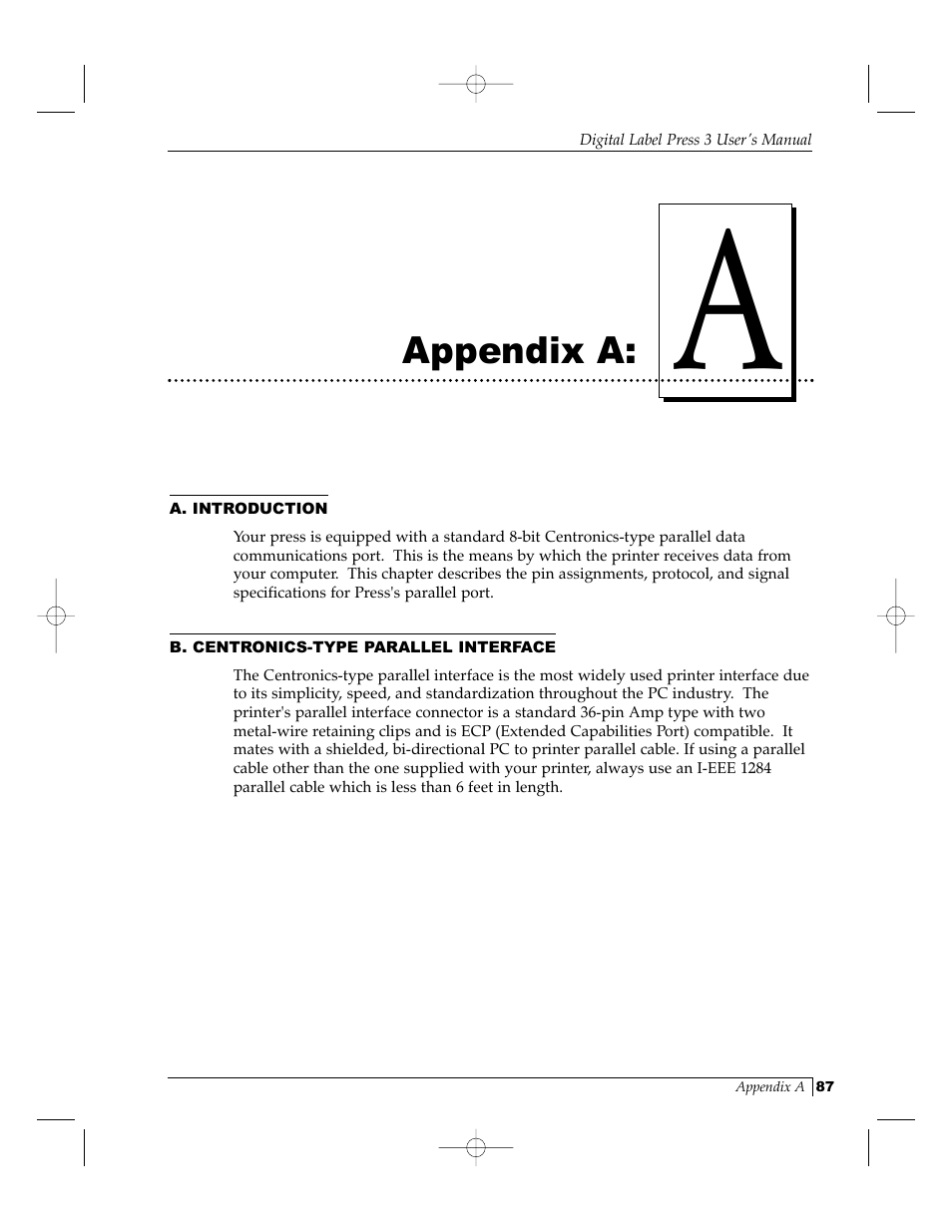 Appendix a | Primera Technology 510212 User Manual | Page 92 / 96