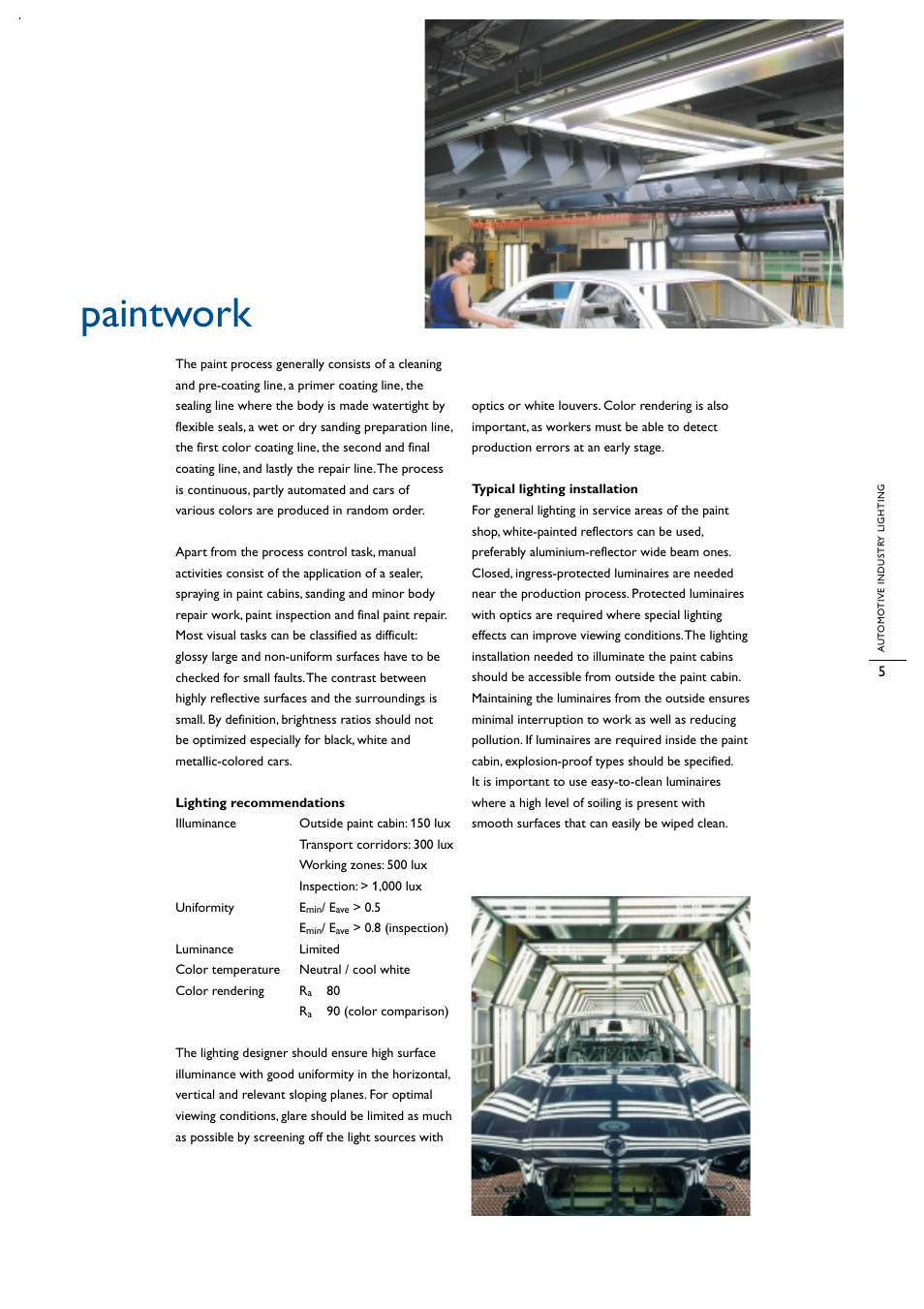 Paintwork | Philips Lighting HQ6640 User Manual | Page 7 / 16