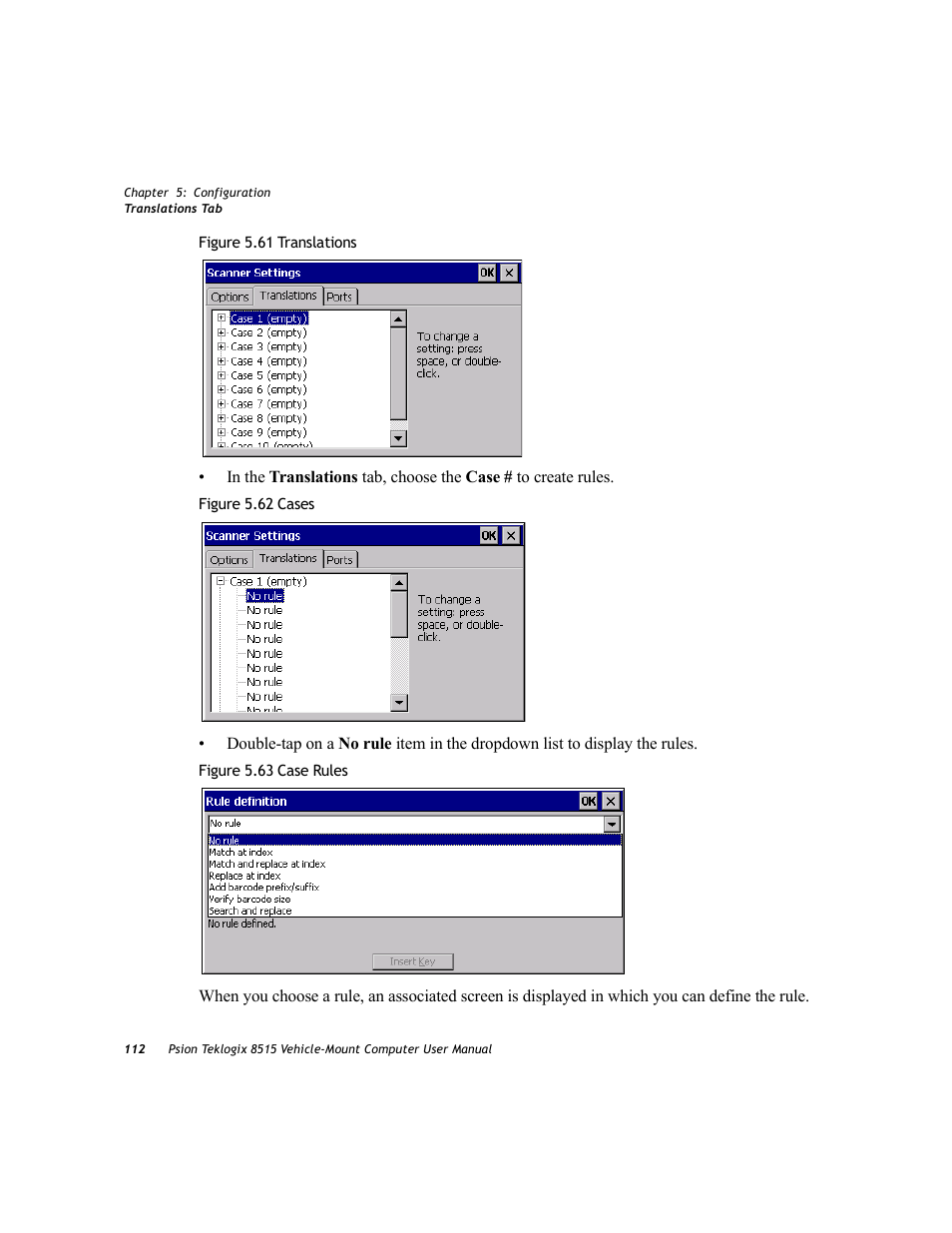 Psion Teklogix Vehicle-Mount Computer 8515 User Manual | Page 132 / 188