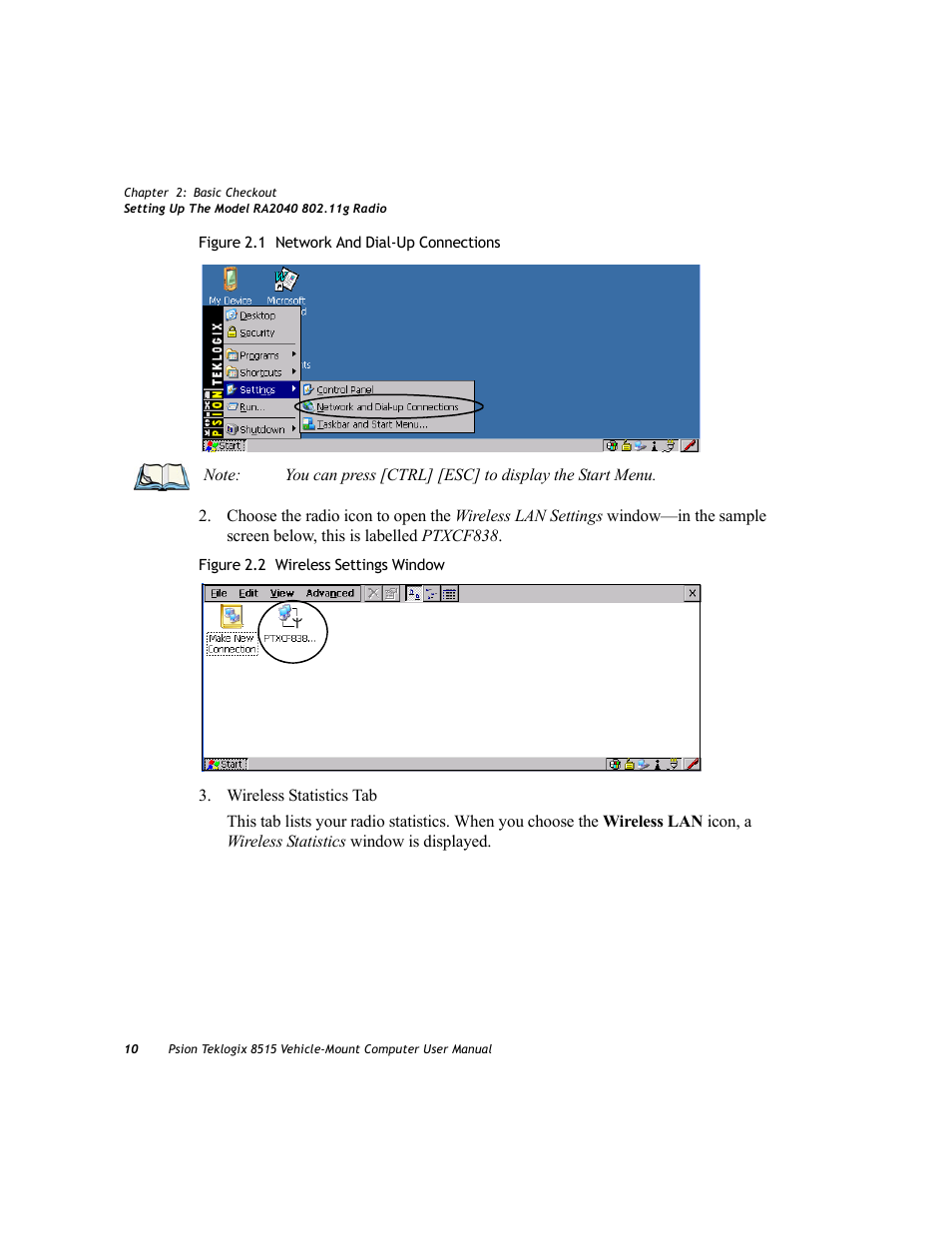 Psion Teklogix Vehicle-Mount Computer 8515 User Manual | Page 30 / 188