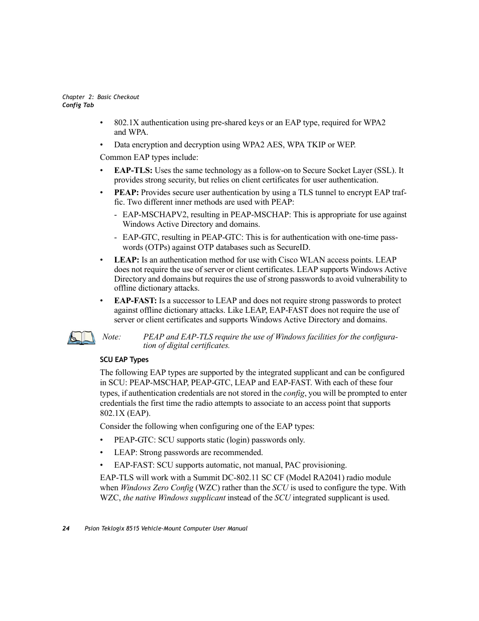 Psion Teklogix Vehicle-Mount Computer 8515 User Manual | Page 44 / 188