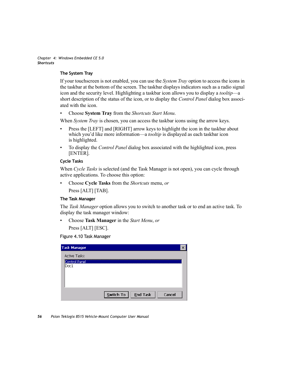 Psion Teklogix Vehicle-Mount Computer 8515 User Manual | Page 76 / 188